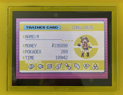 pokemon emerald gold trainer card|Gold trainer card tips : r/PokemonEmerald .